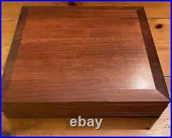Cutco 12-piece Brown Table Knife Set In Cherry Wood Storage Case 1759 Jg New