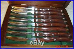 Cutco 8 Piece Table Knife Set 1059 Serrated Blade with Storage Case Factory Sharp