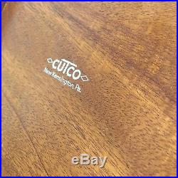Cutco No. 59 Steak Table Knife 8 Piece Set Wood Grain Handles With Storage Case