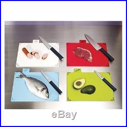 Cutting Board Knife Set 9 pc Fish Meat Index Boards Kitchen Knives Storage Case