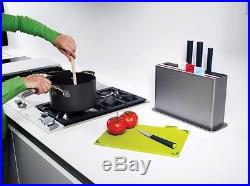 Cutting Board Knife Set 9 pc Fish Meat Index Boards Kitchen Knives Storage Case