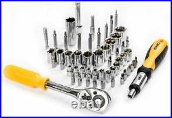 DEKOPRO 168 Piece Auto Repair Tool Combination Household Tools with Storage Case