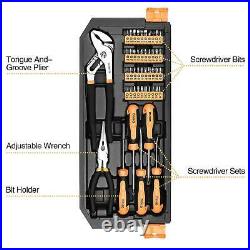 DEKOPRO 192 PCS Car Repair Hand Tools Kit Wrench Set with Plastic Storage Case