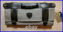 Dalstrong Nomad Knife Roll Canvas/Leather 13 slots Storage/ Case. Free Ship