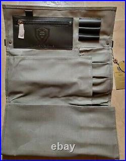 Dalstrong Nomad Knife Roll Canvas/Leather 13 slots Storage/ Case. Free Ship
