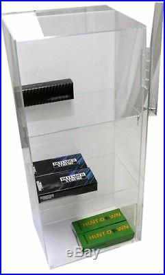 Defender 10 Piece Knife Display Case 3 Storage Compartments With Slide Up Door