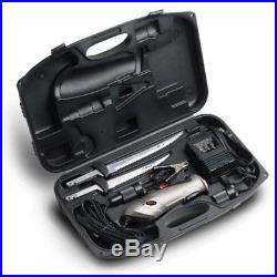 Deluxe Electric Fillet Knife Set Heavy Duty Compact Storage Case AC DC