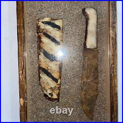Display Knife Collectible with store case Native American Art