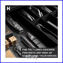 Display Your Knife Collection with The Armory Premium Pocket Knife Displ