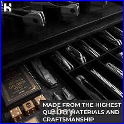 Display Your Knife Collection with The Armory -Premium Pocket Knife Display Case