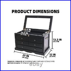 DisplayGifts Collector's Choice Solid Wood Knife Display Case Tool Storage Ca