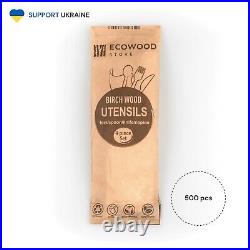 Disposable Utensil Set, 1 case (500 sets), fork/spoon/knife/napkin, Eco-Friendly