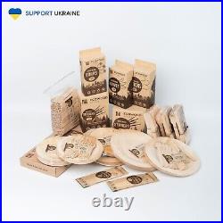 Disposable Wooden Knives 1 Case (2000pcs), Natural Compostable made in Ukraine