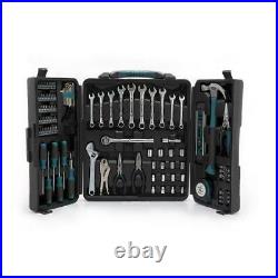 Drive SAE And Metric Home Tool Kit Set Blow-Molded Storage Case (137-Piece)