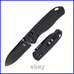 Drop Bear EDC Folding Knife Black Aluminum Handle, 154CM Steel Blade Pocket