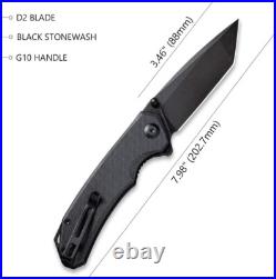 EDC Tanto Folding Knife with G-10 Handle Perfect Tool Gift for Explorers