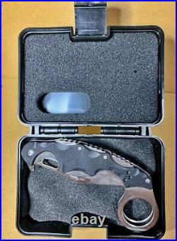EMERSON Tactical Karambit Folding Knife with Storage Case 164g