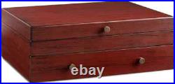 Elegant Wooden Cutlery Box Stylish Storage Solution for Utensils! Royalty Art