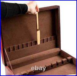 Elegant Wooden Cutlery Box Stylish Storage Solution for Utensils! Royalty Art