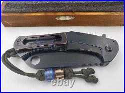 Eric Luther Knives Luther Orphan Custom Patriotic set Pen Bottle Opener Bead