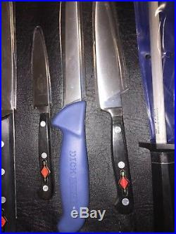 F. Dick 11-Piece Knife Set storage soft carrying case NEW