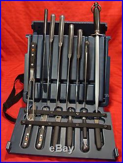 F. Dick 14-Piece Knife Set storage hard case with arm strap. NEW