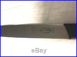 F. Dick 14 pc Knife Set hard storage case with arm strap Johnson & Wales