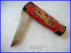 FRANKLIN MINT TANTO PHOENIX Collector Knife With STORAGE POUCH