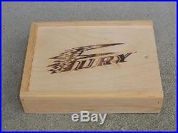 FURY Knives Wooden Presentation Case Storage Box 11.5 X 2.5 X 8.75