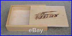 FURY Knives Wooden Presentation Case Storage Box 11.5 X 2.5 X 8.75