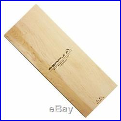 Ferrum Estate 3pc Kitchen Knife Set with Maple Handles & Wooden Storage Case