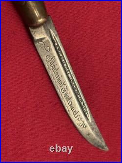 Finnish Miniature Puukko Antique Knife (1930-1940) Sheath & Storage Case Finnish Miniature Puukko Antique Knife (1930-1940) Sheath & Storage Case