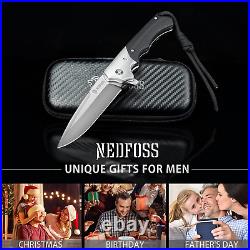 Folding Pocket Knife 3.5 Inch D2 G10 Handle Hiking Hunting Camping Outdoor Knive