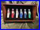 Franklin-Mint-Gas-Pump-Knives-Lot-Of-6-with-Display-Case-and-5-storage-pouches-01-pfwx
