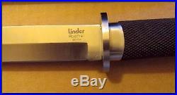 German Linder 17 Tanto Knife, Sheath & Carry/storage Case New