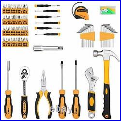 General Household Hand Tool Kit 158 Piece Tool Set with Toolbox Storage Case