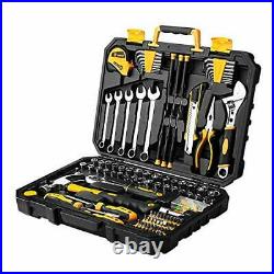 General Household Hand Tool Kit 158 Piece Tool Set with Toolbox Storage Case
