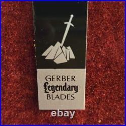 Gerber Legendary Blades 12 Pc Carving And Steak Knife Set in Walnut Case Vintage Gerber Legendary Blades 12 Pc Carving And Steak Knife Set in Walnut Case Vintage