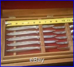 Gerber Legendary Blades 21 PIECE SET Knife 3 tier Walnut Wood Storage Box Case