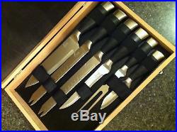 Gourmet Traditions Commercial Series 6 Piece Knife Set with Storage Case  NIB