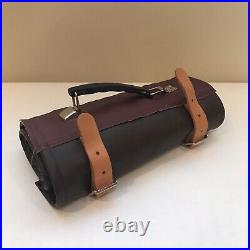 HICKORY HILL x60 Pocket Knife Roll Carry Case Storage with Buckles Made in USA