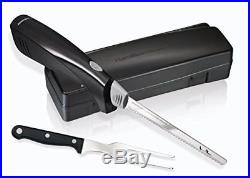 Hamilton Beach 74378R Electric Knife & Fork Carving Set Stainless withStorage Case