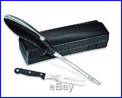 Hamilton Beach Classic Electric Carving Knife Set, With Storage Case And Fork