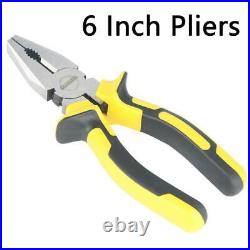 Hand Tool Set Small Repair Storage Case Gift Him Hammer Tape Measure Pliers New