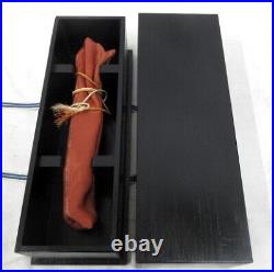 Handcrafted Black-Lacquered Wooden Storage Box One Tanto Knife Made in Japan JP Handcrafted Black-Lacquered Wooden Storage Box One Tanto Knife Made in Japan JP