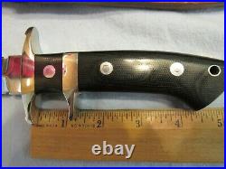 Handmade Knife. Steve Voorhis Sub Hilt Fighter. Mint