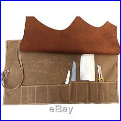 Handmade Waterproof Knife Cases Holders & Protectors Chef's Storage Bag Waxed 10