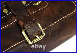 Handmade leather knife roll/ Durable knife storage/ Leather chef gear/ Tool bag Handmade leather knife roll/ Durable knife storage/ Leather chef gear/ Tool bag