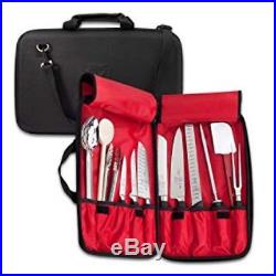 Hard Culinary Knife Case 11 Pocket Bag Art Student Transport Cutlery Storage Kit
