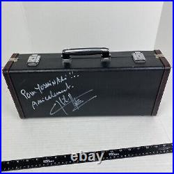 Hattori Nutrition College Knife Carry Case Hard Storage Travel Japan Autographed